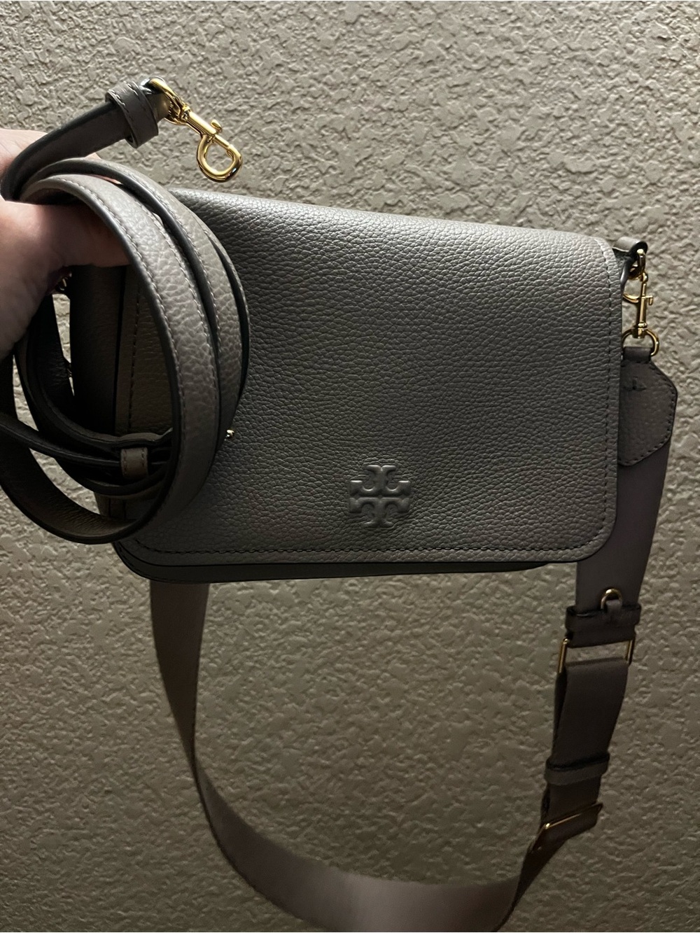 Tory Burch Light Grey Crossbody - Picture 6 of 7